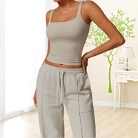 Casual Comfy Breathable Sleeveless Sports Top for Yoga