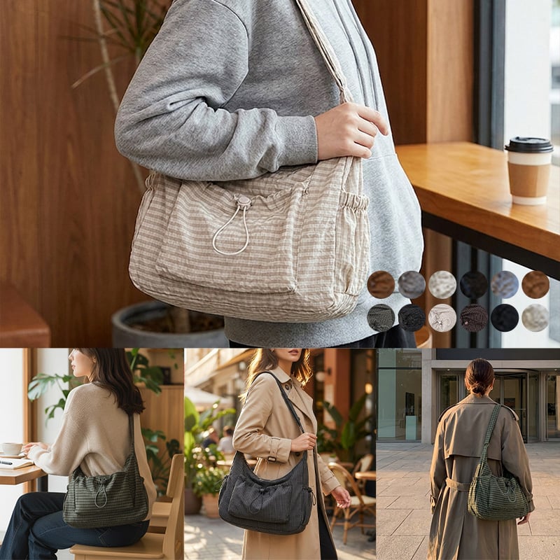 Drawstring Crossbody Bag