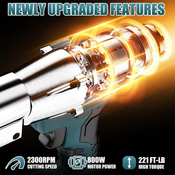 Sakerplus Cordless Sheet Brushless Metal Cutter