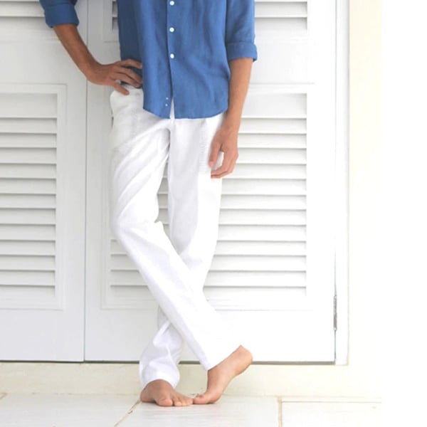 Linnen zakbroek voor heren