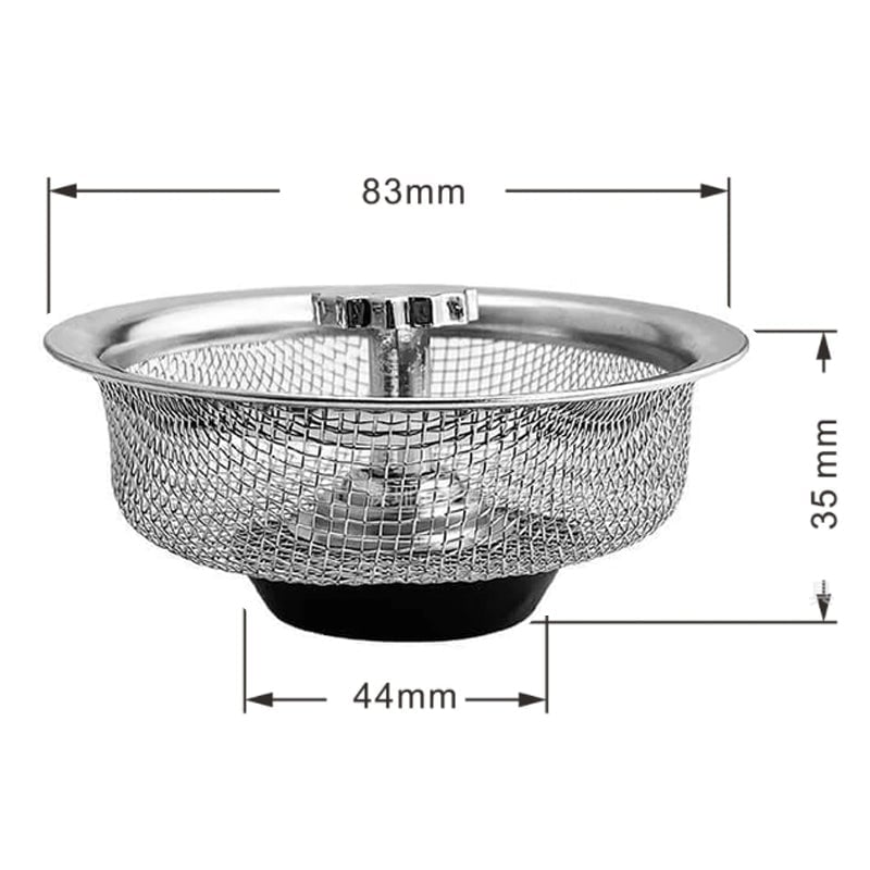 Edelstahl Ersatzfilter für Spülbecken