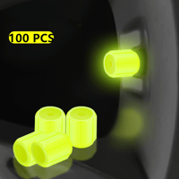 Universal Fluorescent Tire Valve Caps (4 PCS/Set)
