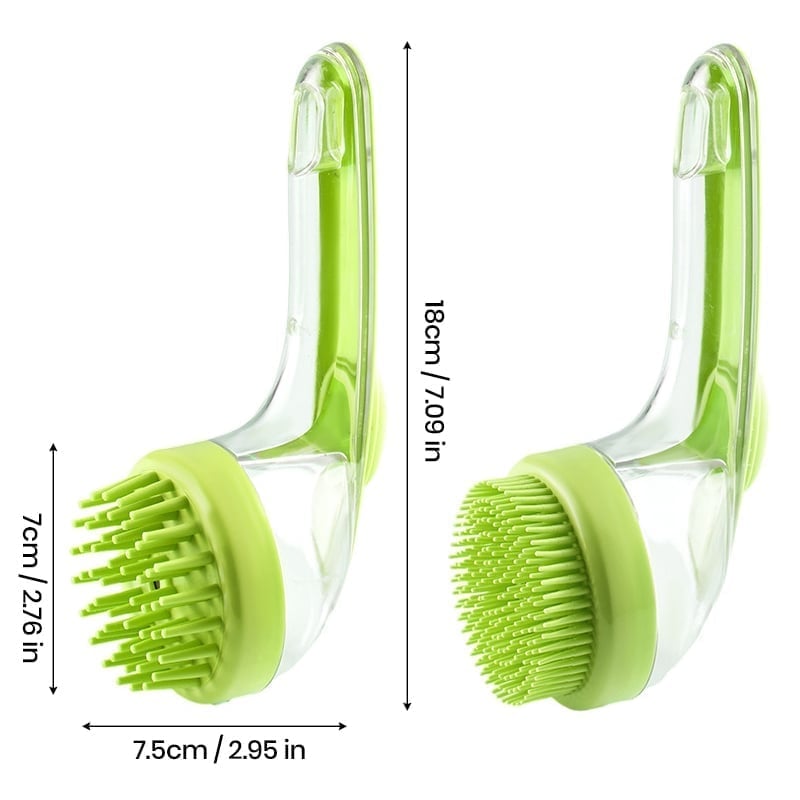 New 2 in 1 Pet Bath and Grooming Brush