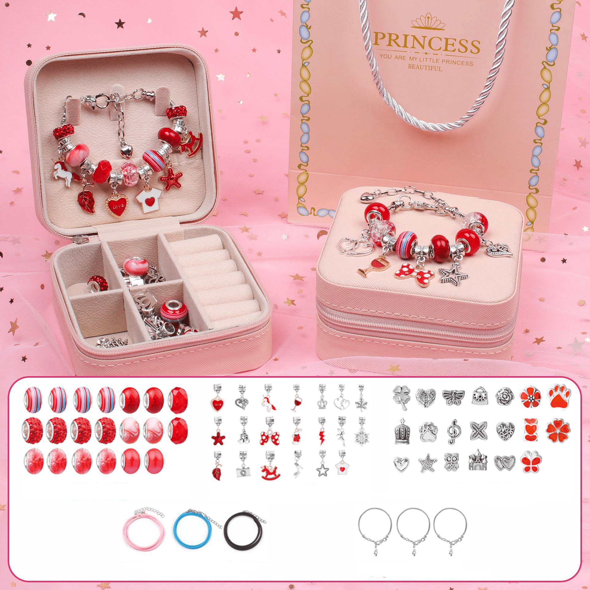 Sakerplus Sank Kids Bracelet Making Kit for Girls