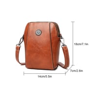 Mini-Crossbody-Tasche aus weichem Leder