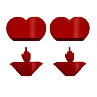 Valentine's Day Middle Finger Heart Prank Gift