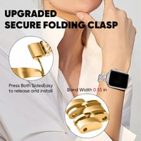 ​​iWatch Butterfly Clasp Metal Case Band