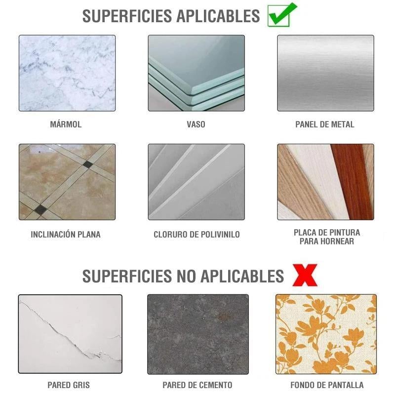 Ganchos transparentes sin perforaciones