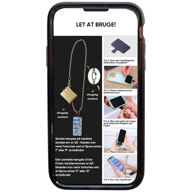 Mobiltelefon Nøglebåndskædetaske