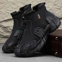 Men's high top non-slip velvet Martin cotton shoes