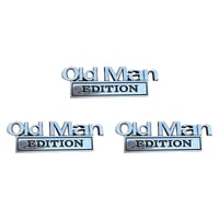 Old Man Edition Car Badge
