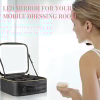 LED Light Portable Makeup Bag