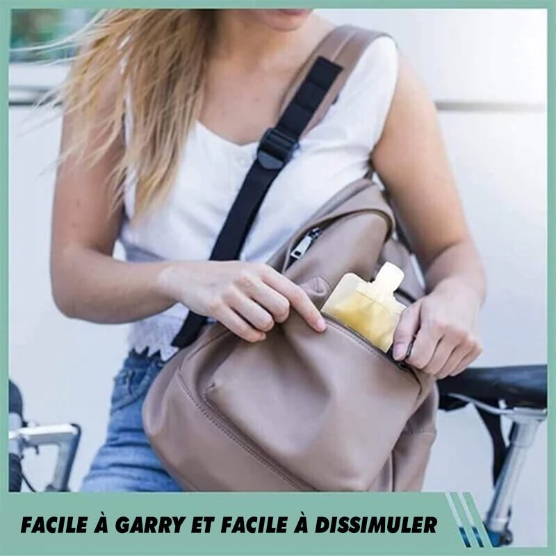 Sac d'emballage de distribution de fluide de voyage portable💓