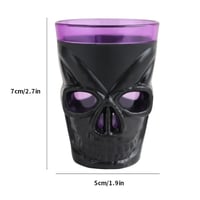 LED Totenkopf Weinglas 12 STÜCK