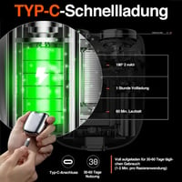 🪒Wiederaufladbarer, wasserdichter, kompakter Elektrorasierer