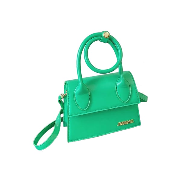 Solid Color Flap Square Bag