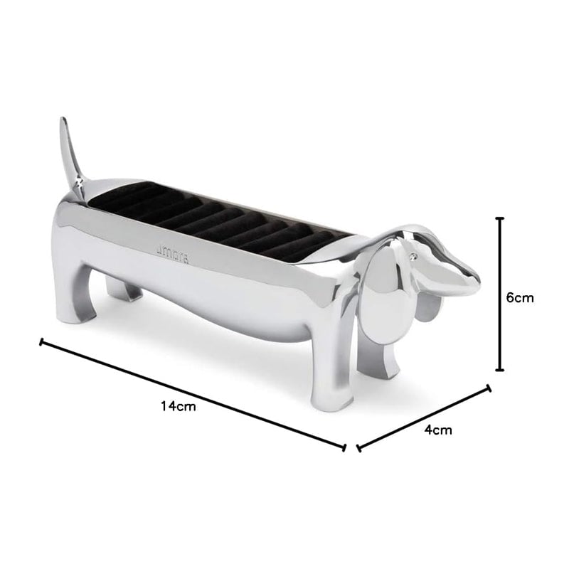 Sausage Dog Ring Holder Jewelry Stand