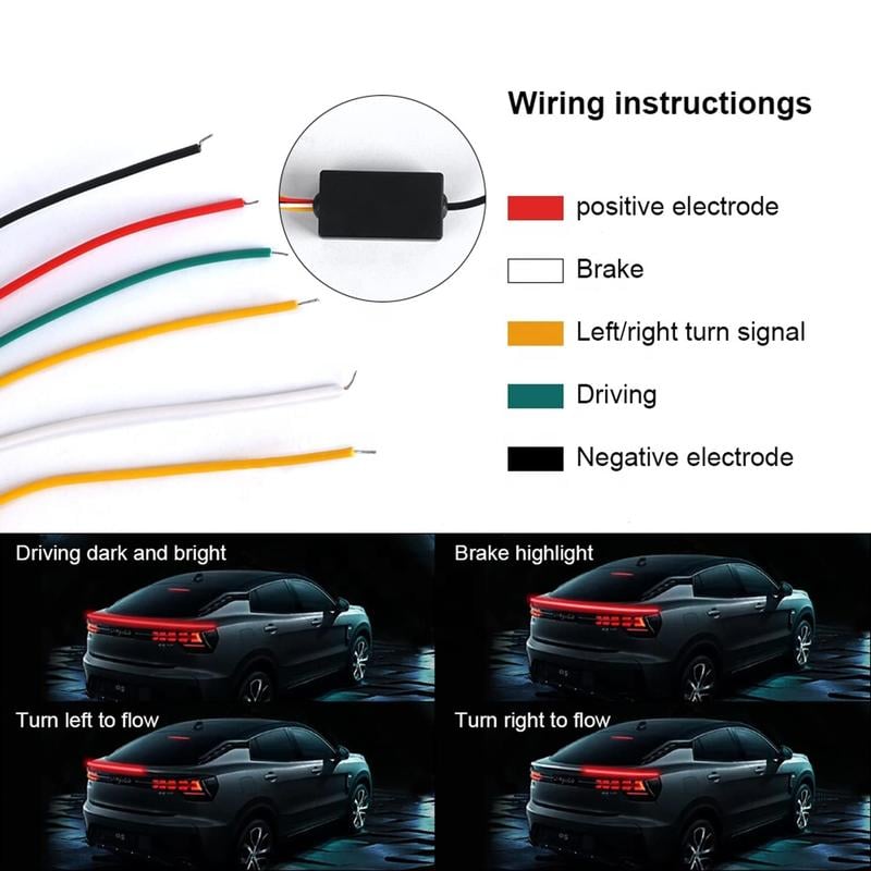 LED Tail Light Strip for Cars