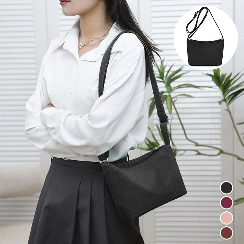One-shoulder Cross-body Nylon Bag