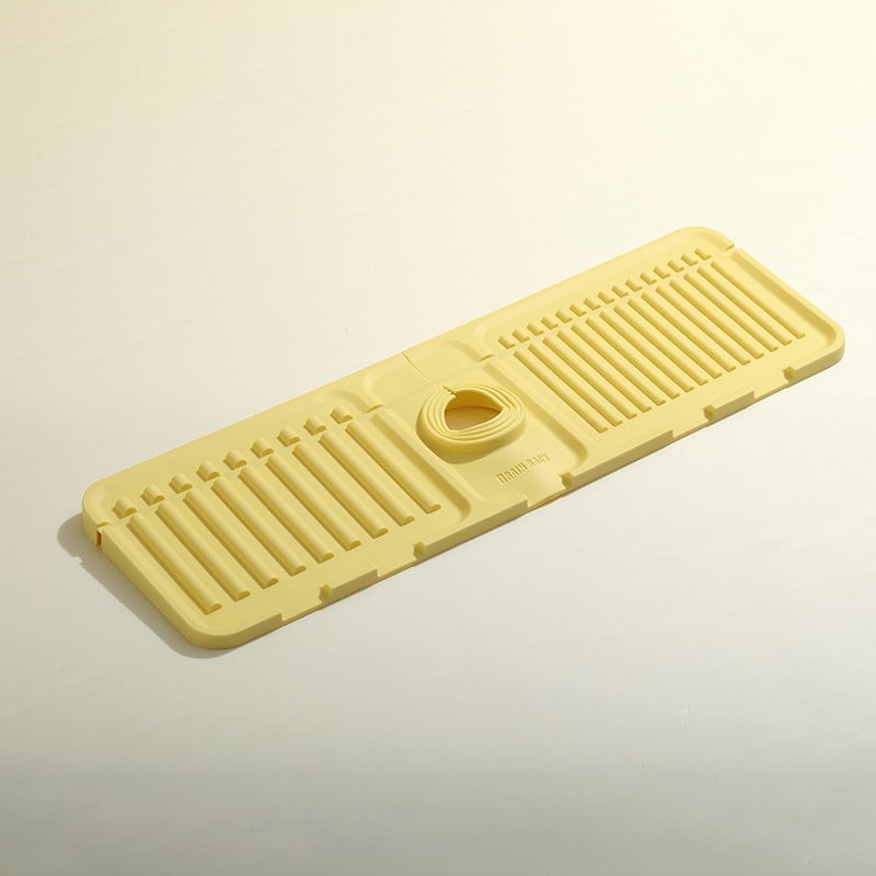 Sloped Draining Splash Guard Mat