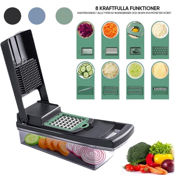 Multifunktionellt grönsaksskärset