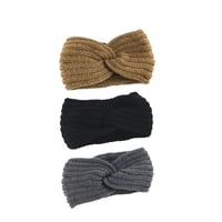 Handstickat varmt garnpannbandsset - 5 delar, 5 färger