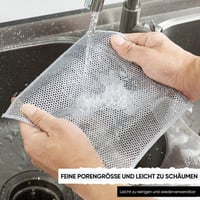 Geschirrspüllappen aus Draht