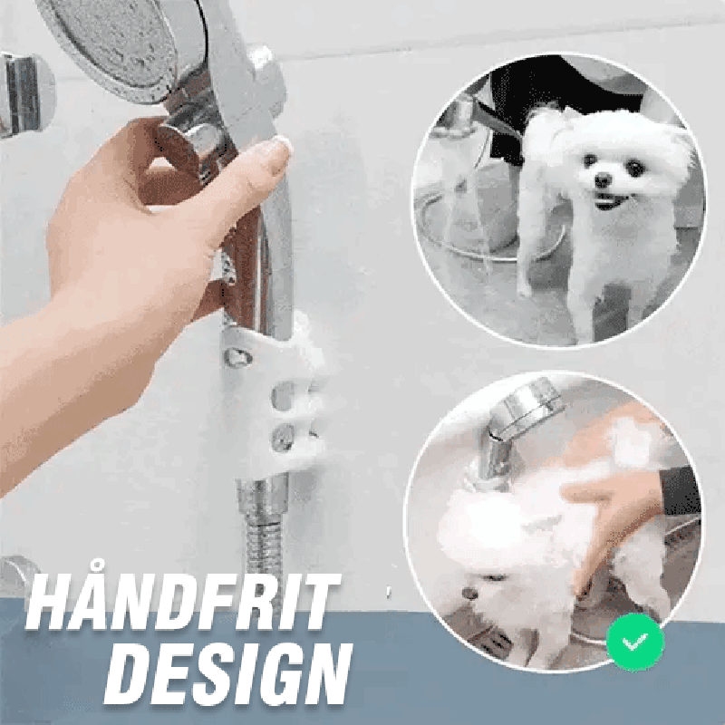 Håndfri brusehovedholder