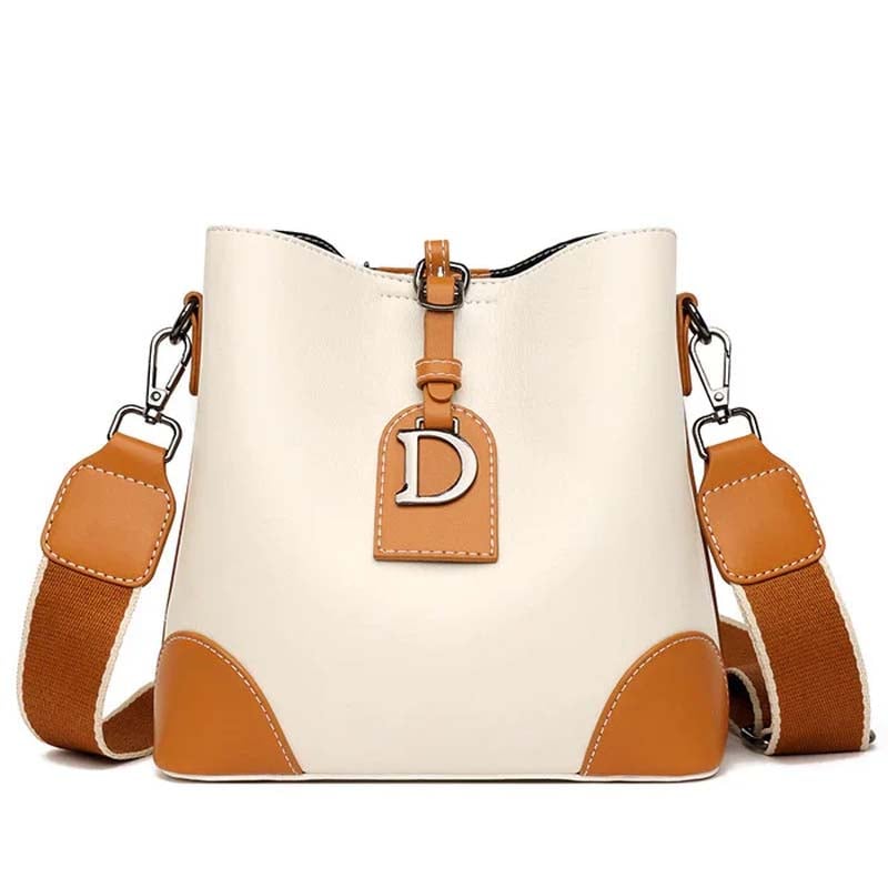 Nischen-Umhängetasche aus PU-Leder für Damen👜