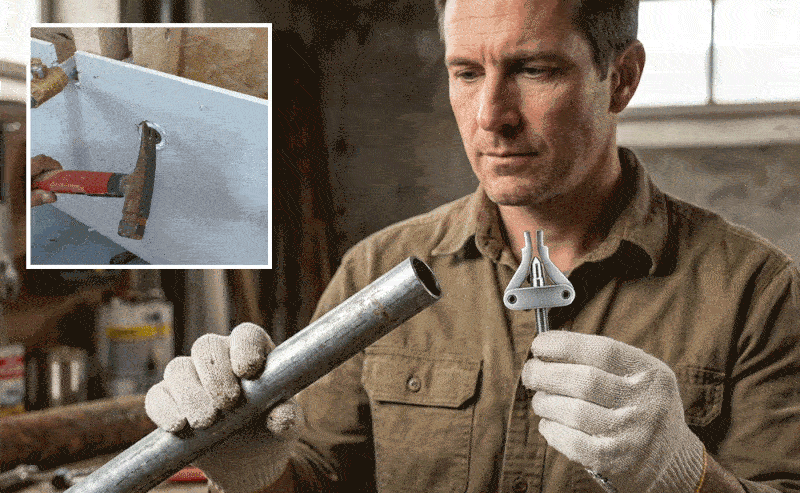 Broken pipe extractor demonstration