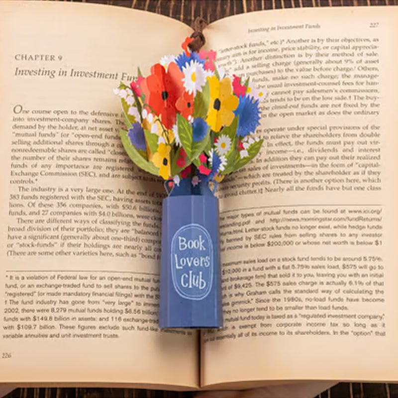 Pre-sale for two weeks-Elegant Bouquet Pop-Up Bookmark