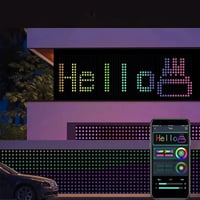 Color Waves LED-Lichtvorhänge mit Musiksynchronisation