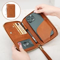 RFID Blocking Long Passport Wallet