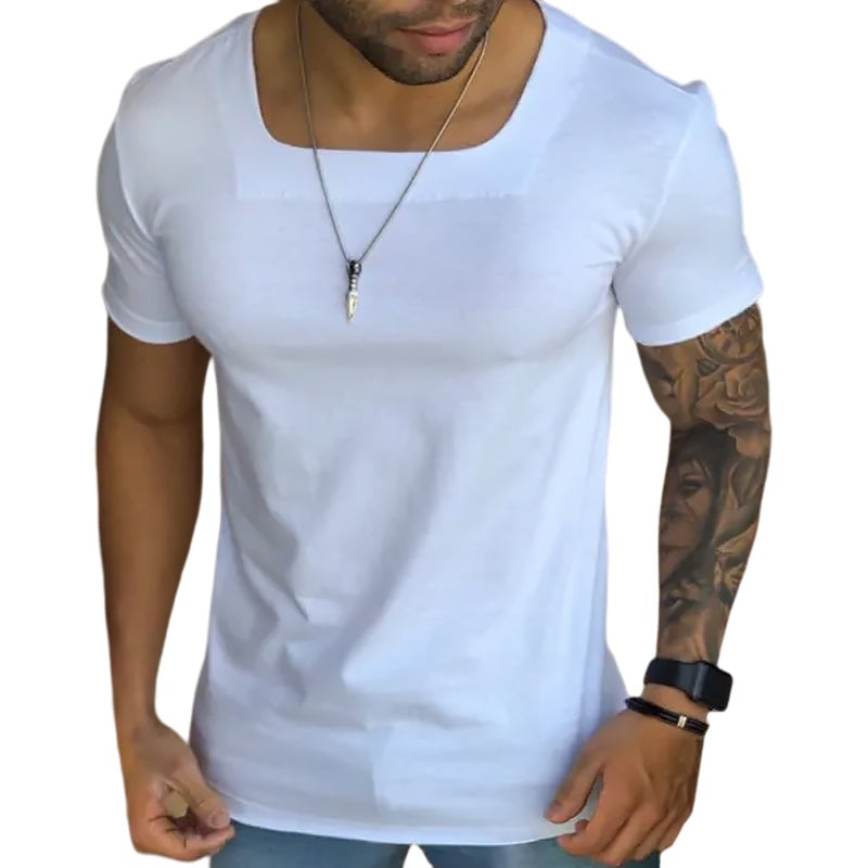 Men's Outdoor Solid Color Breathable T-Shirt