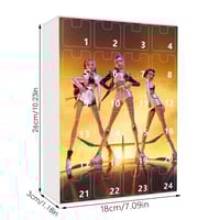 Keychain Christmas Countdown Calendar Blind Box