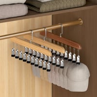 Wooden Hat Hanger Closet Organizer