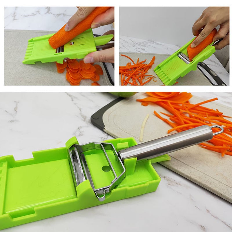2-in-1 versnipperaar en snijmachine