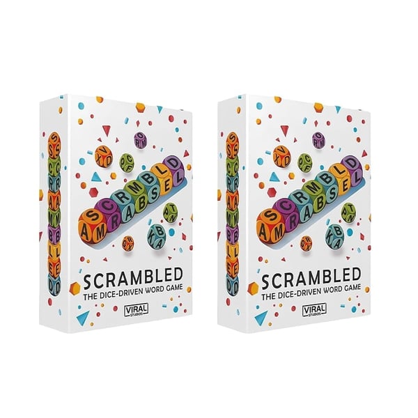 Scrambled Dice Word Game Set