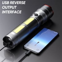 Super Bright LED Rechargeable Flashlight