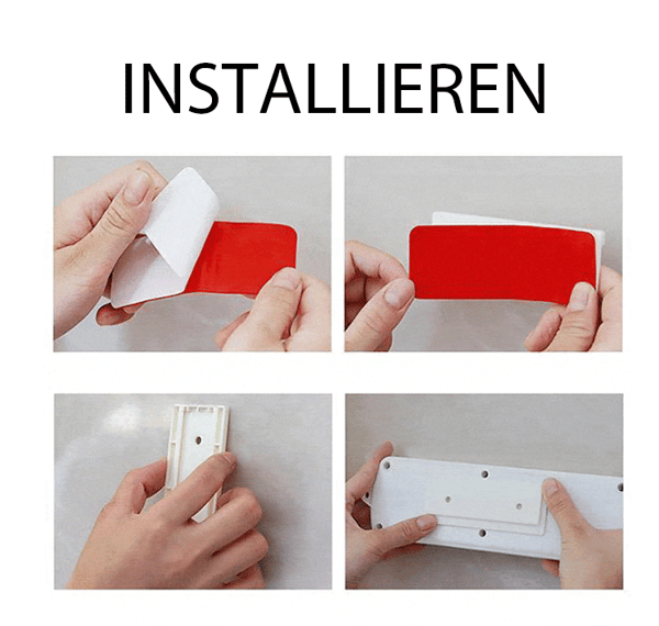 🔥Selbstklebender Stanzfreier Sockelhalter-Kaufen Sie mehr und sparen Sie mehr