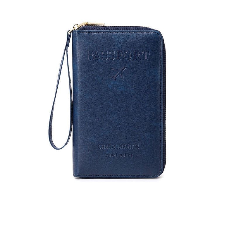 Multifunktionale RFID Reisepass-Brieftasche