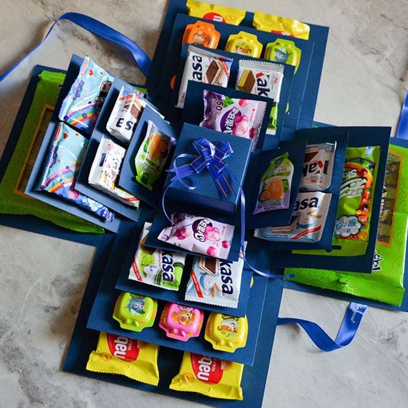 Überraschungsexplosion Geschenkverpackung Leere Box