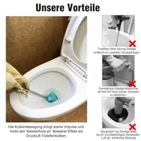 Leistungsstarker Toilettenkolben (für Siphon-Typ)