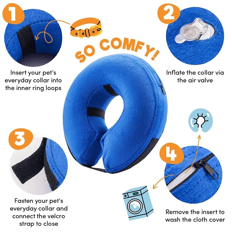 Inflatable Pet Cone Collar