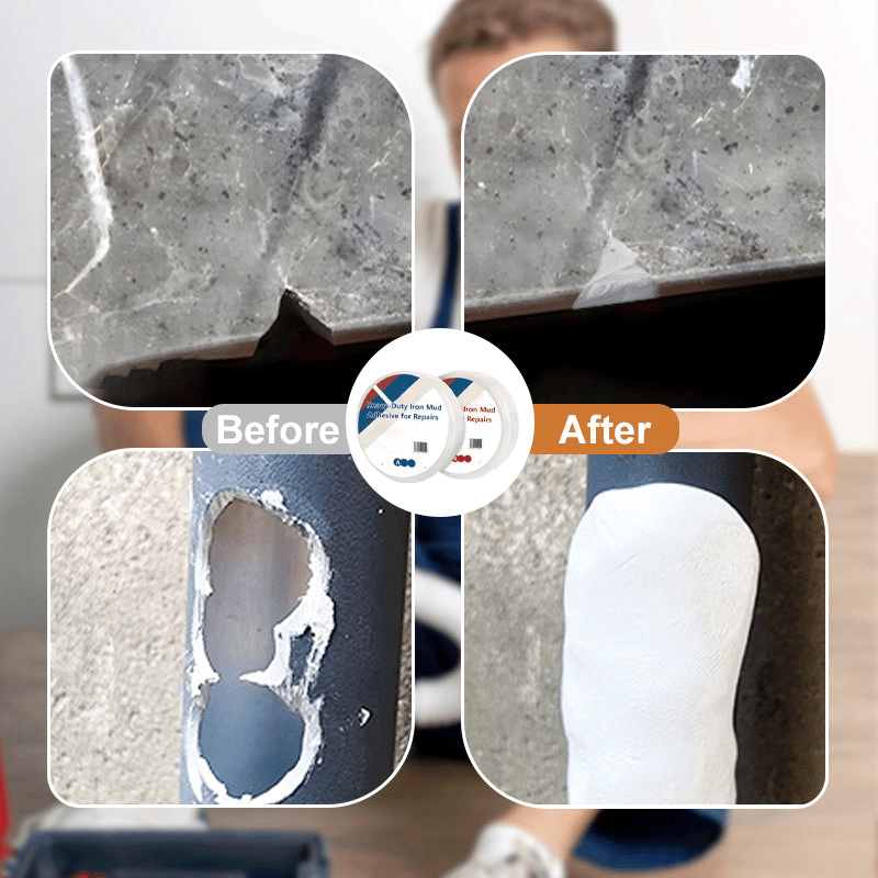 Heavy-Duty Iron Mud Adhesive for Repairs