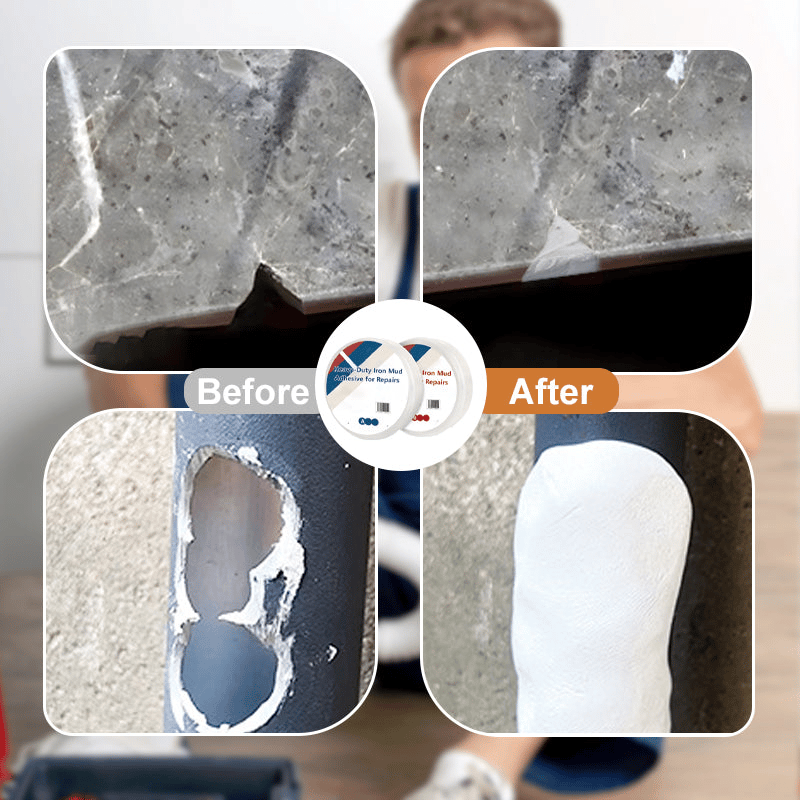 Heavy-Duty Iron Mud Adhesive for Repairs