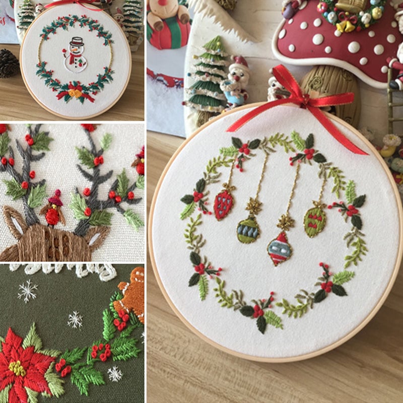 Christmas Embroidery Set