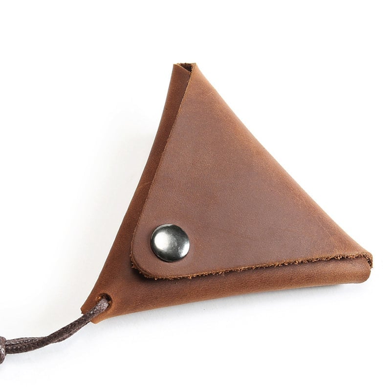 Distressed Leather Coin Purse