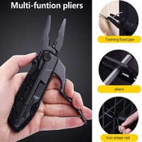 6 in 1 Stainless Steel Pocket Knife Pliers