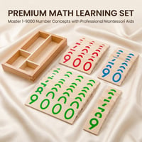 Wooden Math Operations Toy Set